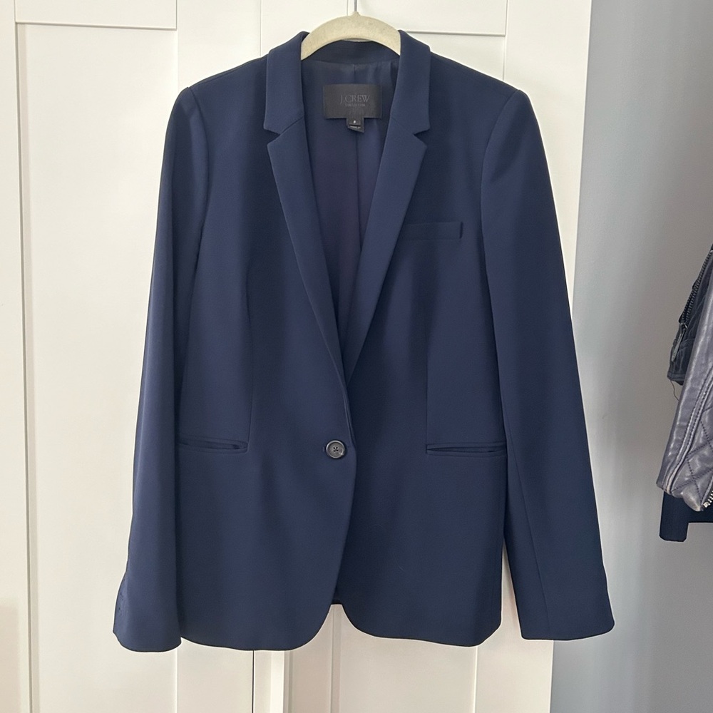 J.Crew Collection Navy Blazer